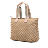 GG Canvas Web Tote